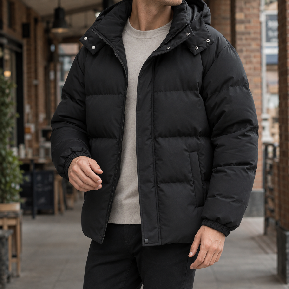 Graham Padded Jacket - Black
