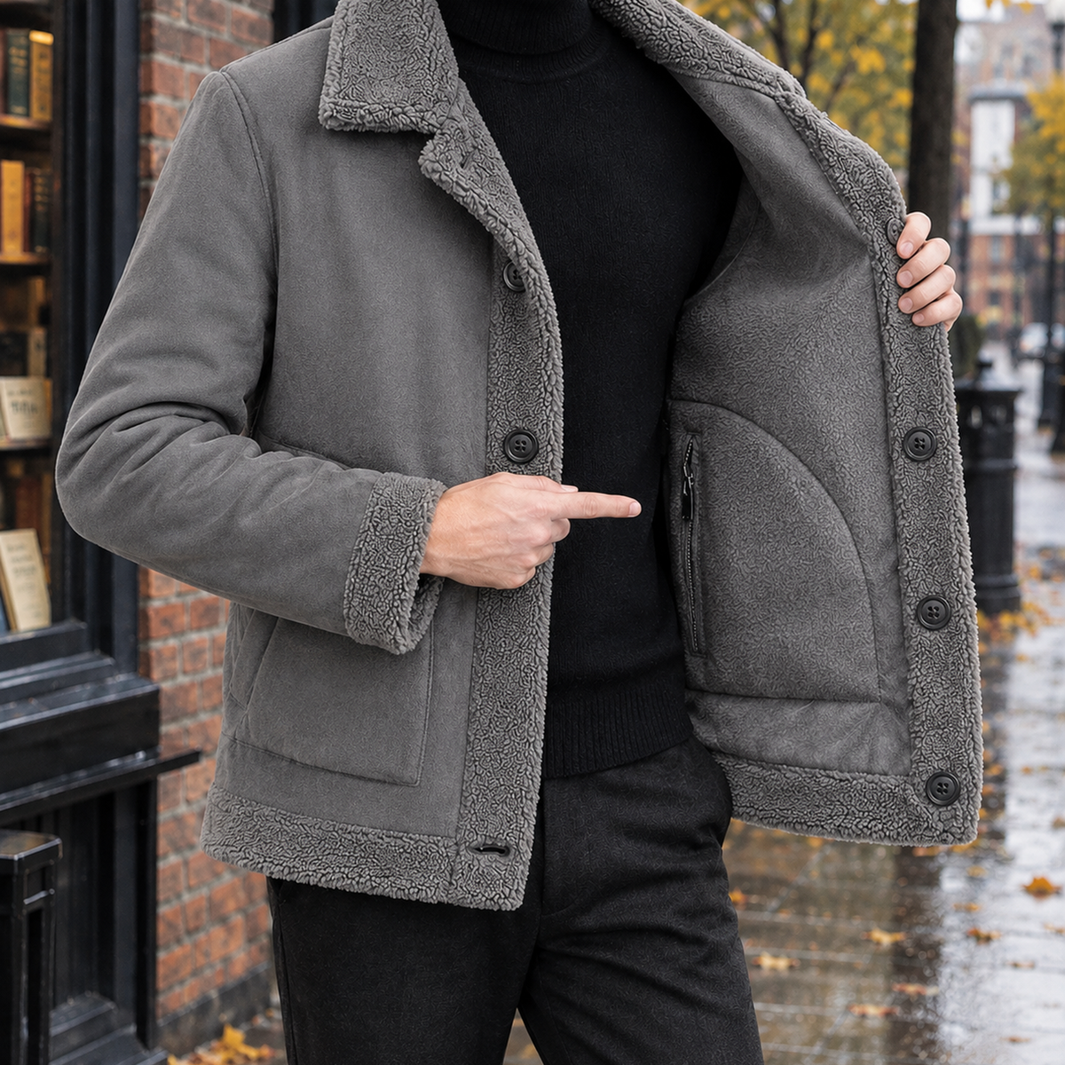 Victor Reversible Jacket - Gray