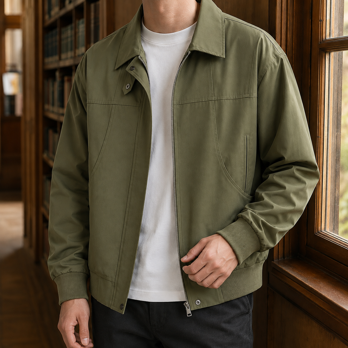 Celestin Zip Jacket - Green