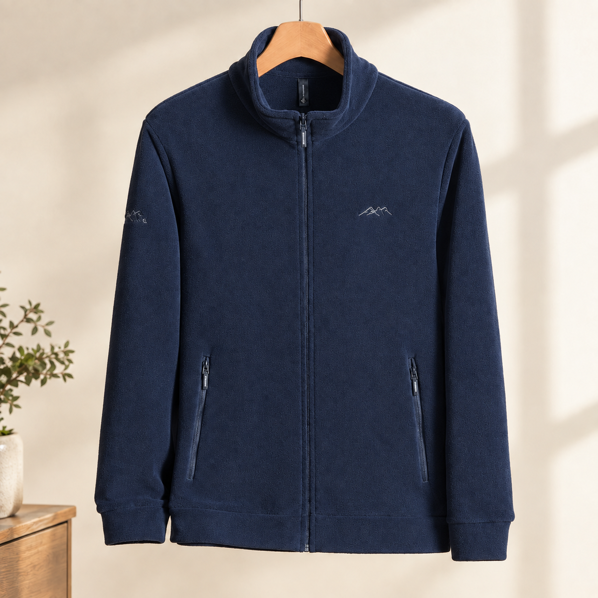 Sander Fleece Jacket - Navy Blue