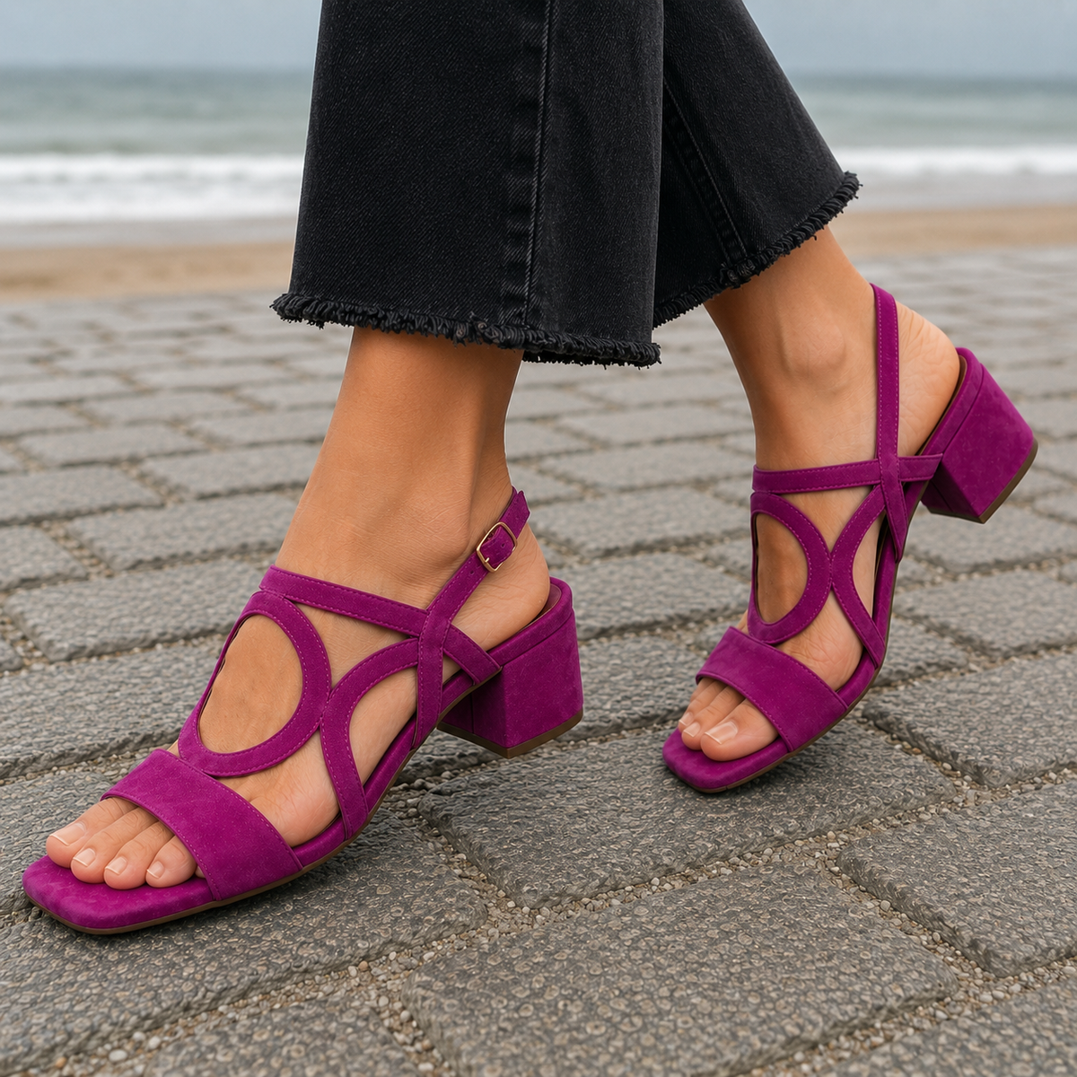 Fabiani Orthopedic Sandals - Purple