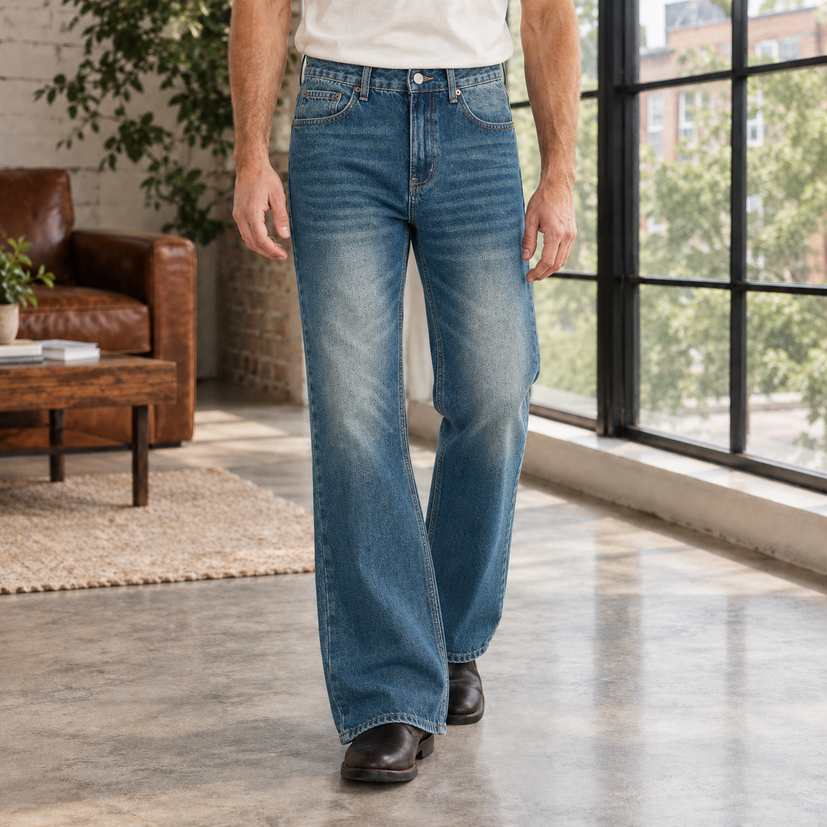 Jules Flared Jeans - Vintage Blue