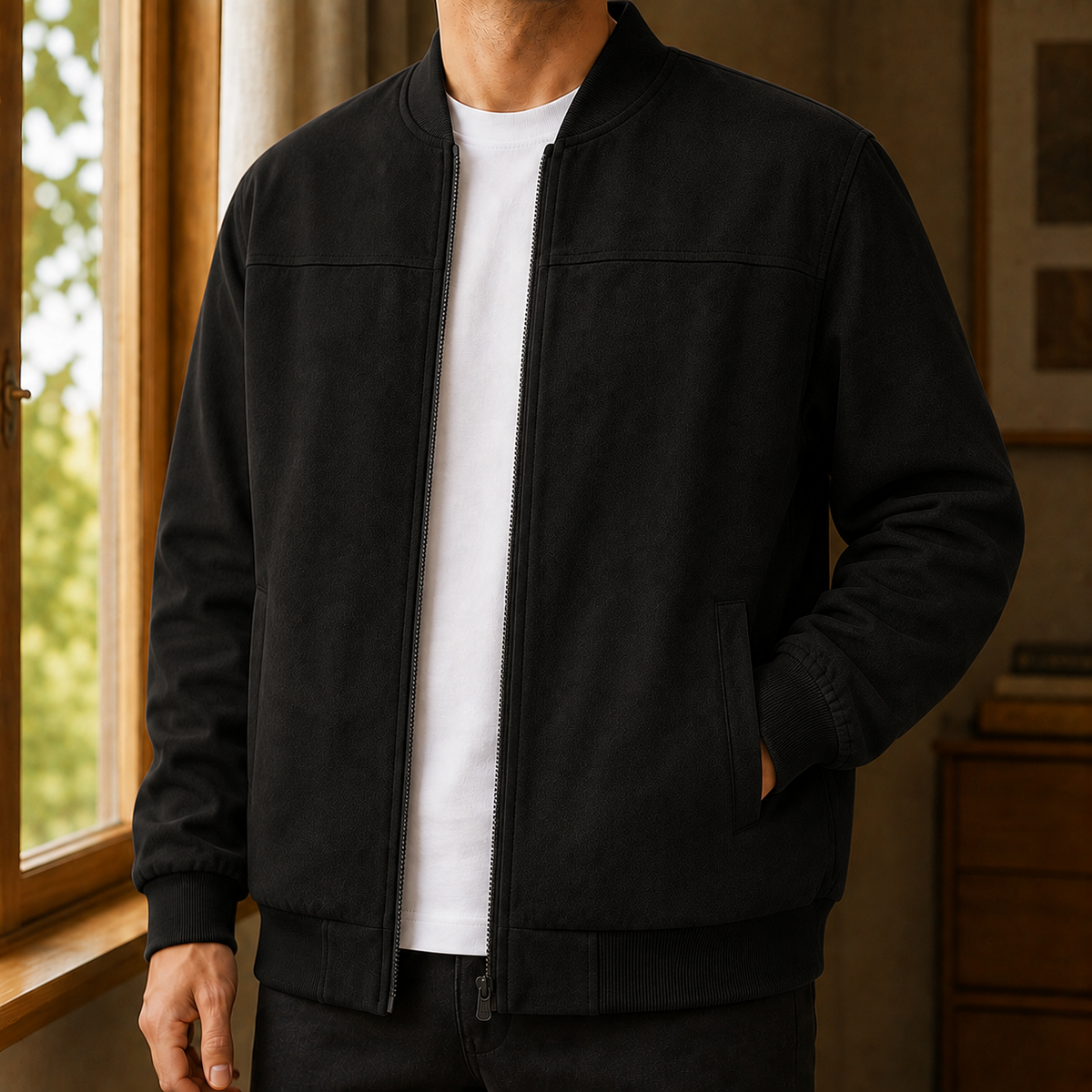 Philip Bomber Jacket - Black