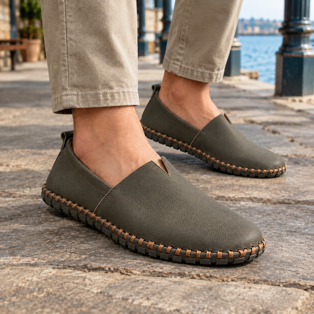Bologna Leather Loafers - Green