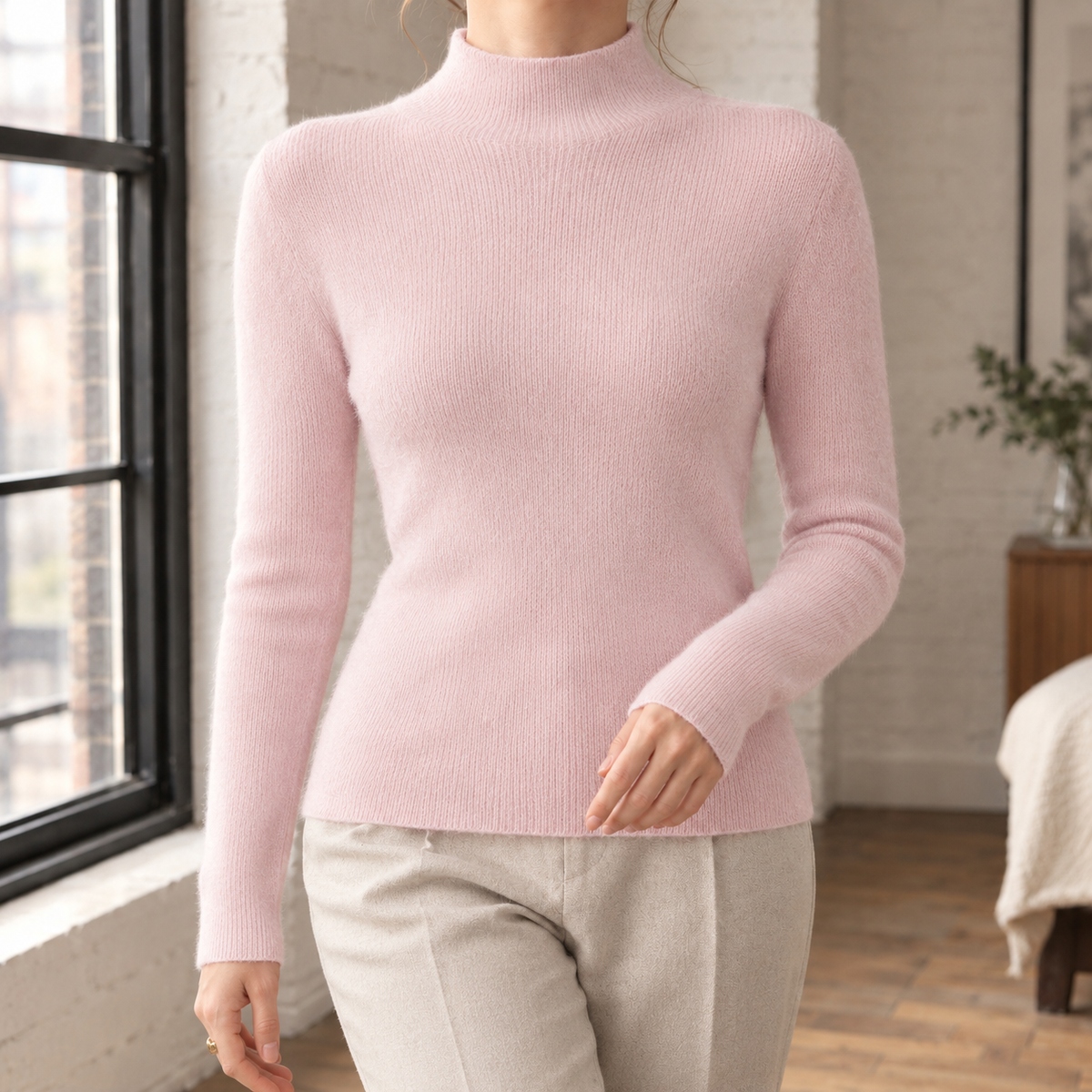 Melisande Cashmere Sweater - Pink