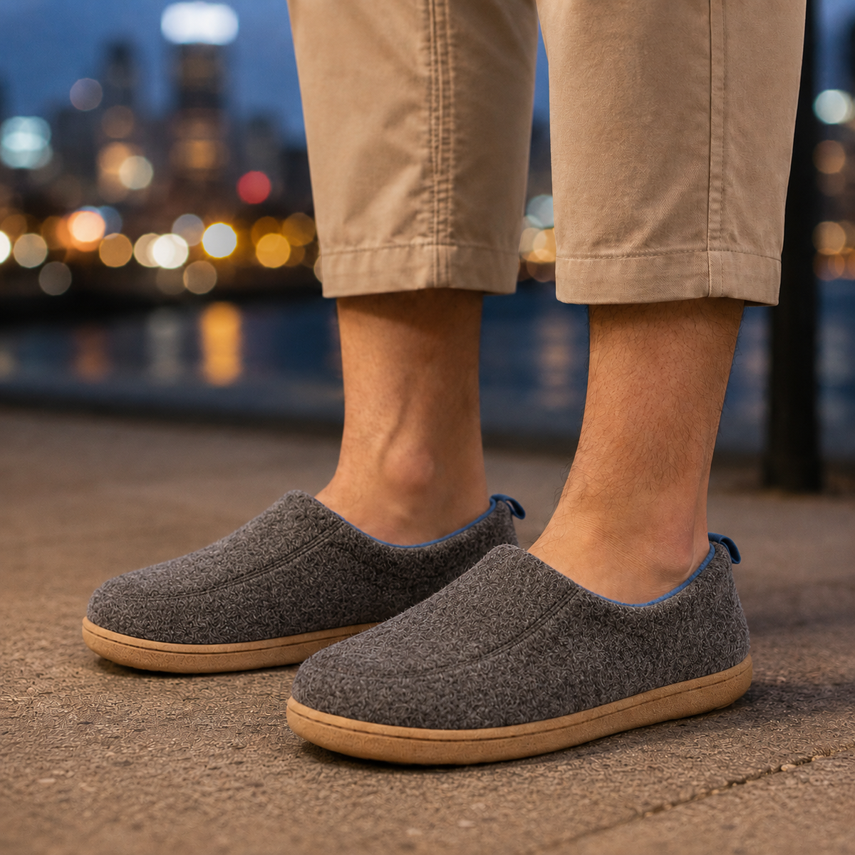 Farina Orthopedic Slippers - Dark Gray