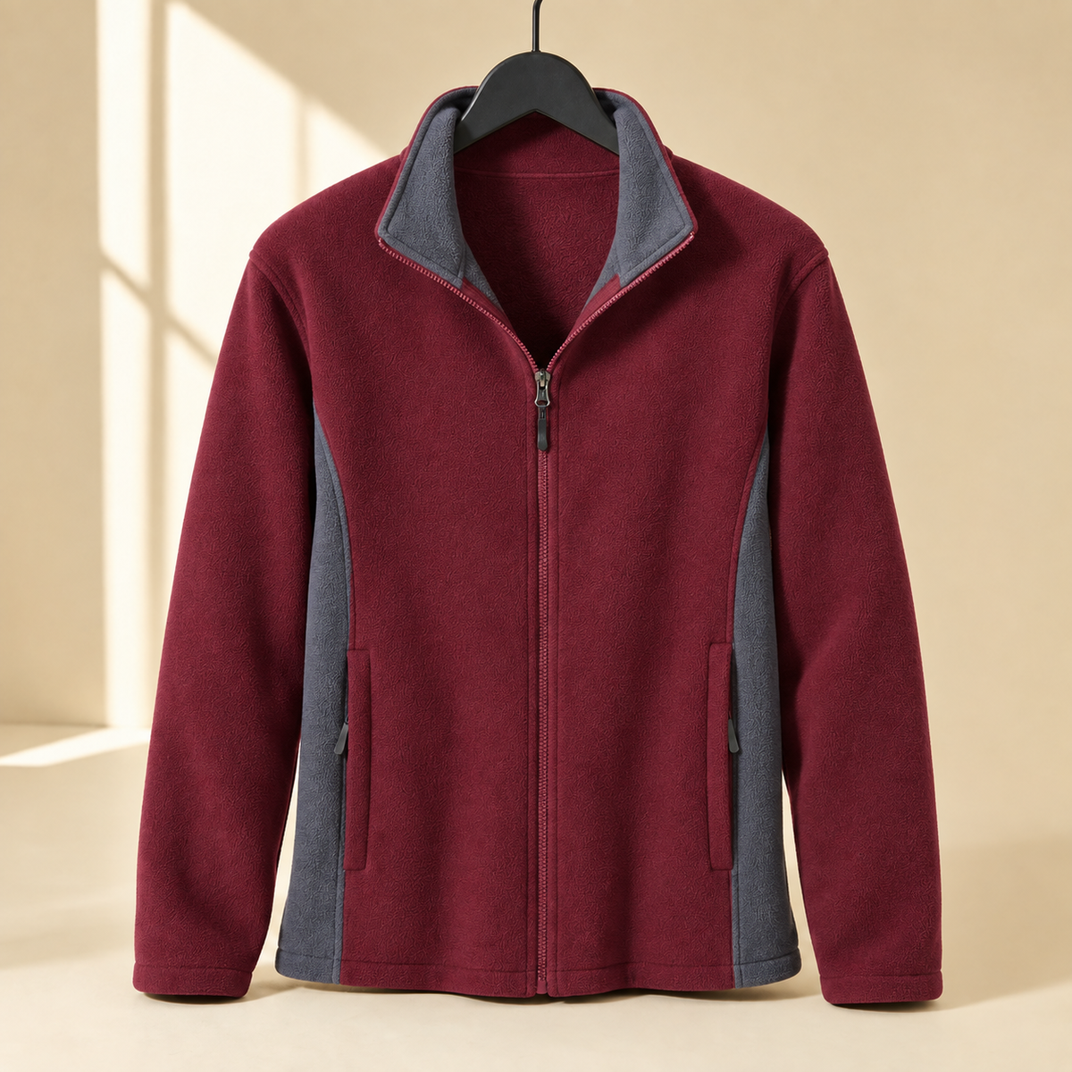 Rory Zip Fleece Jacket - Red