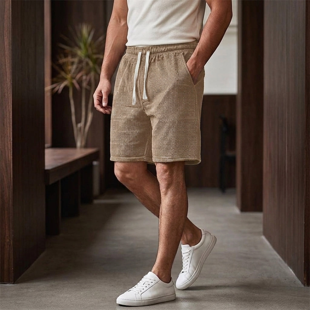 Wyatt Waffle Shorts - Khaki
