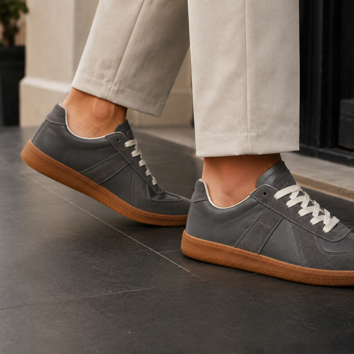 Siena Retro Sneakers - Gray