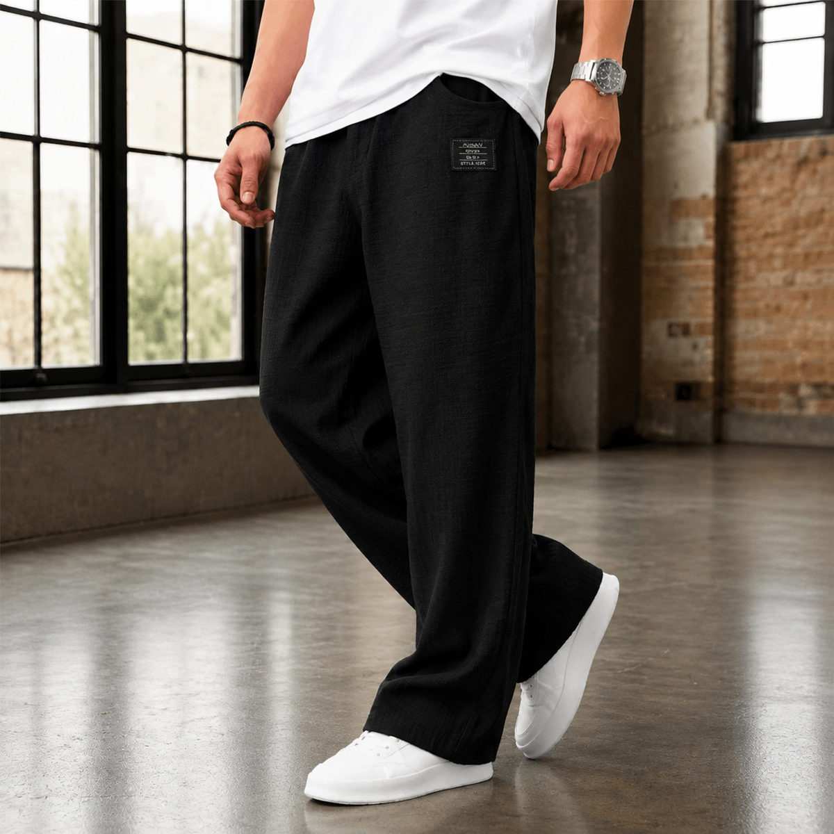 Dorian Relaxed Pants - Black