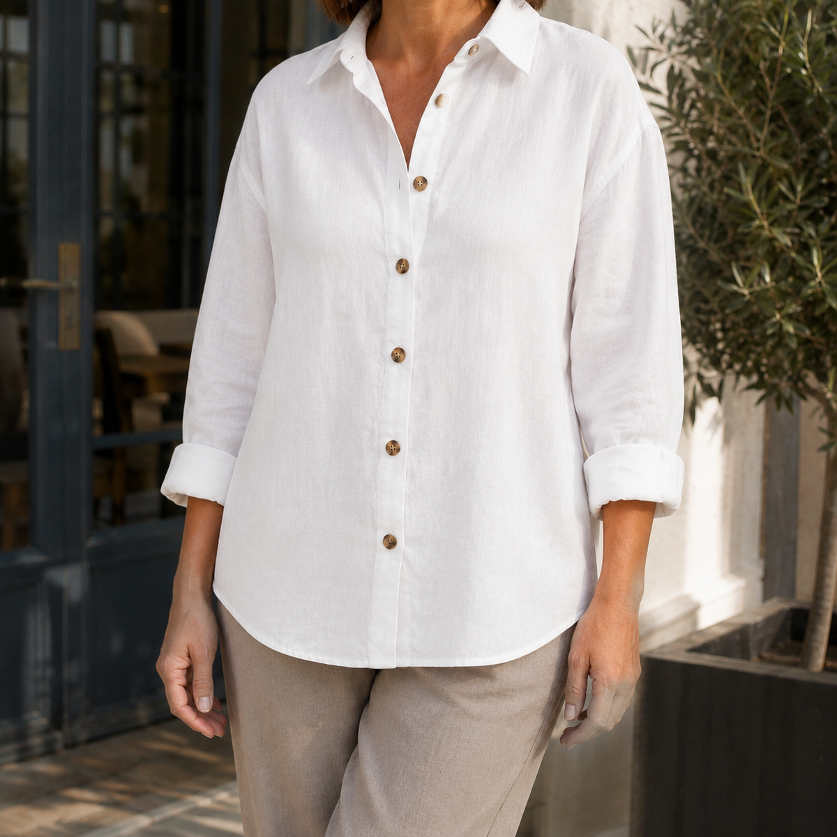 Katia Relaxed Shirt - White