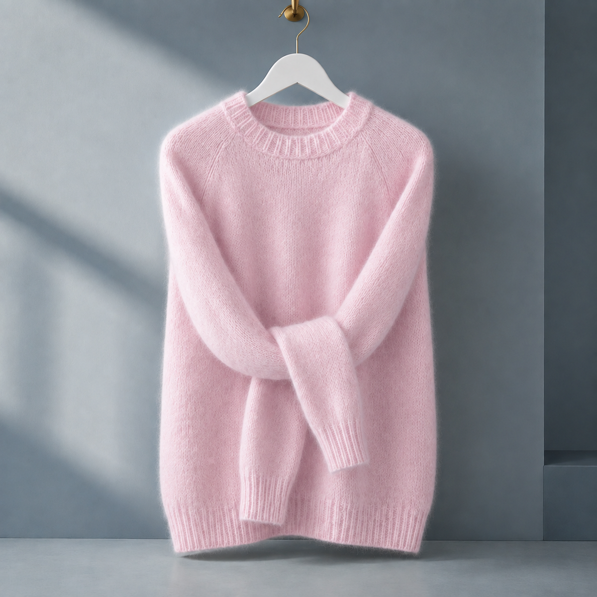 Tabitha-Jade Brushed Sweater - Sakura Pink