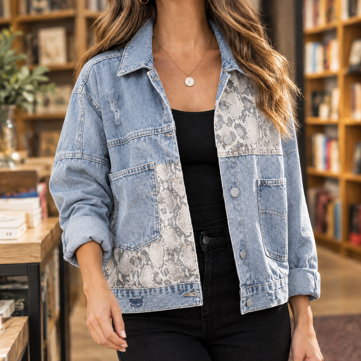 Amandine Patchwork Jacket - As Pictured