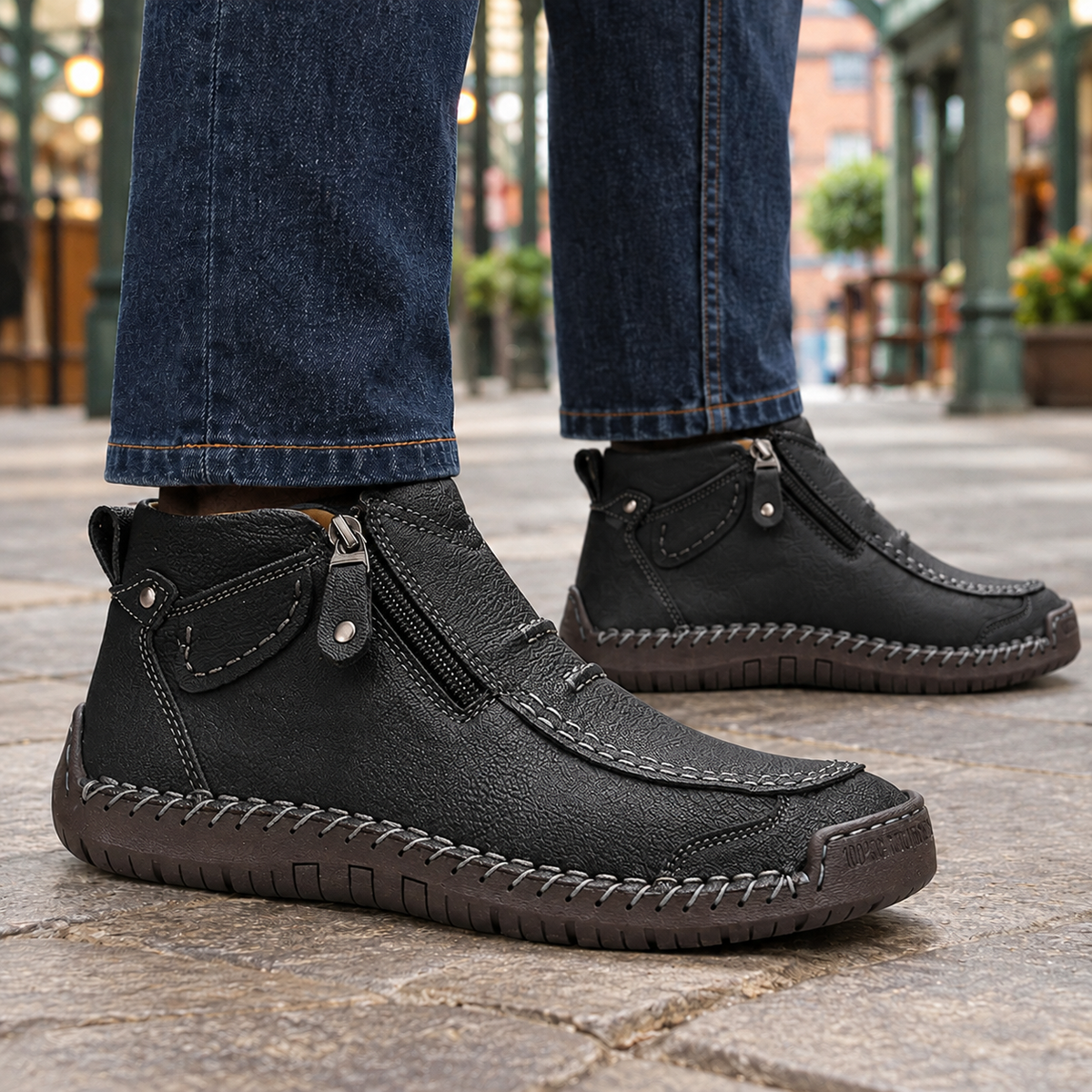 Delano Orthopedic Boots - Black
