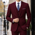 Burgundy White-edged