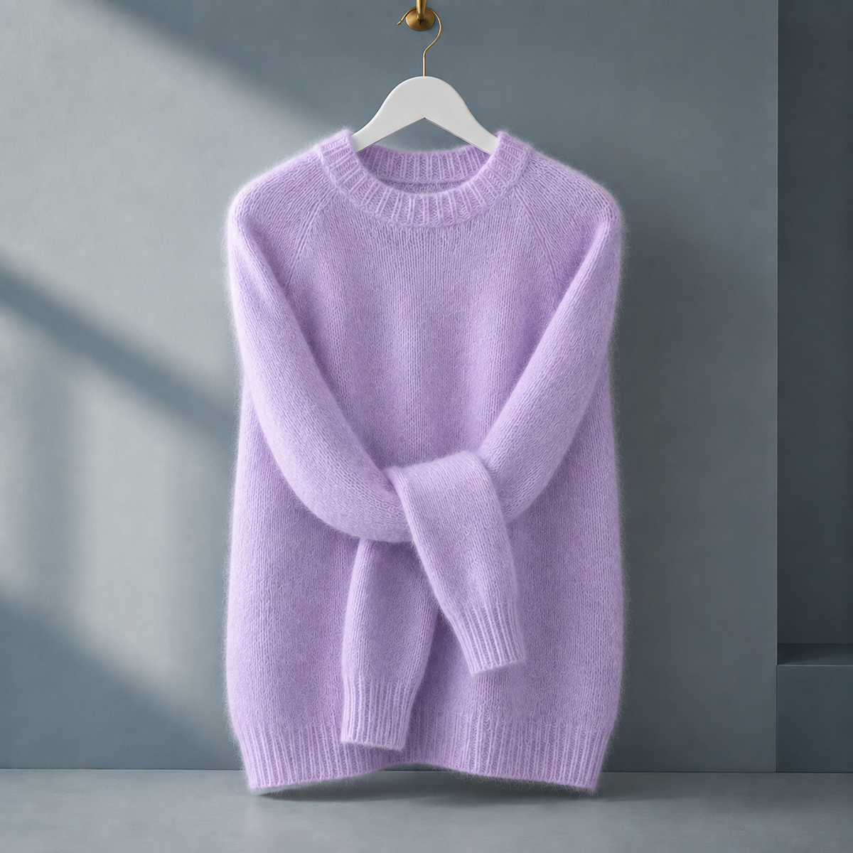 Tabitha-Jade Brushed Sweater - Hazy Purple
