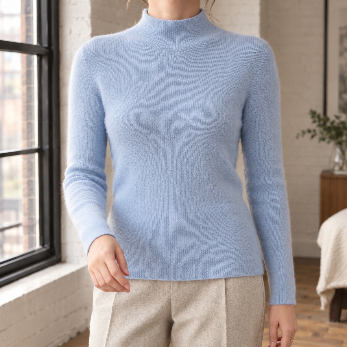 Melisande Cashmere Sweater - Blue