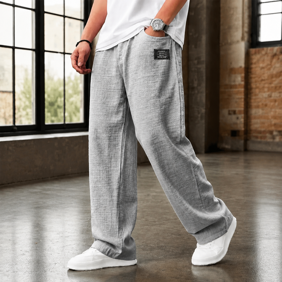 Dorian Relaxed Pants - Gray