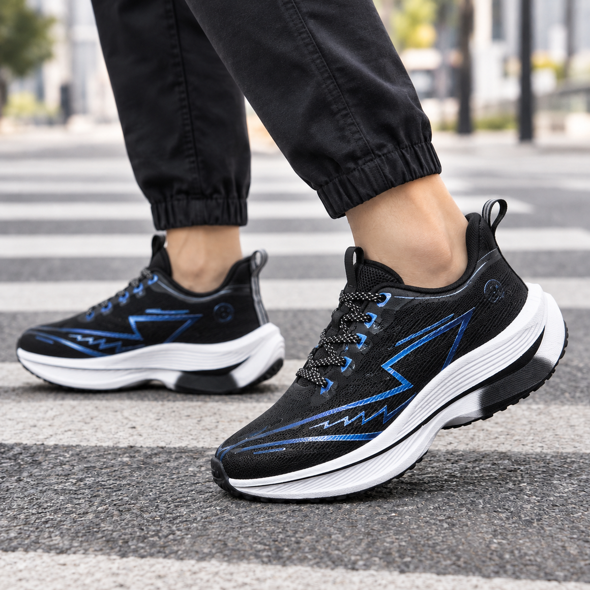 Massimo Gradient Sneakers - Black