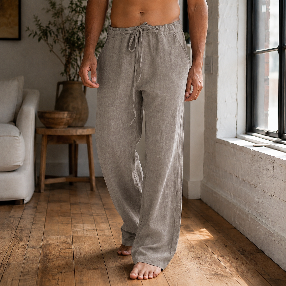 Elias Relaxed Pants - Gray