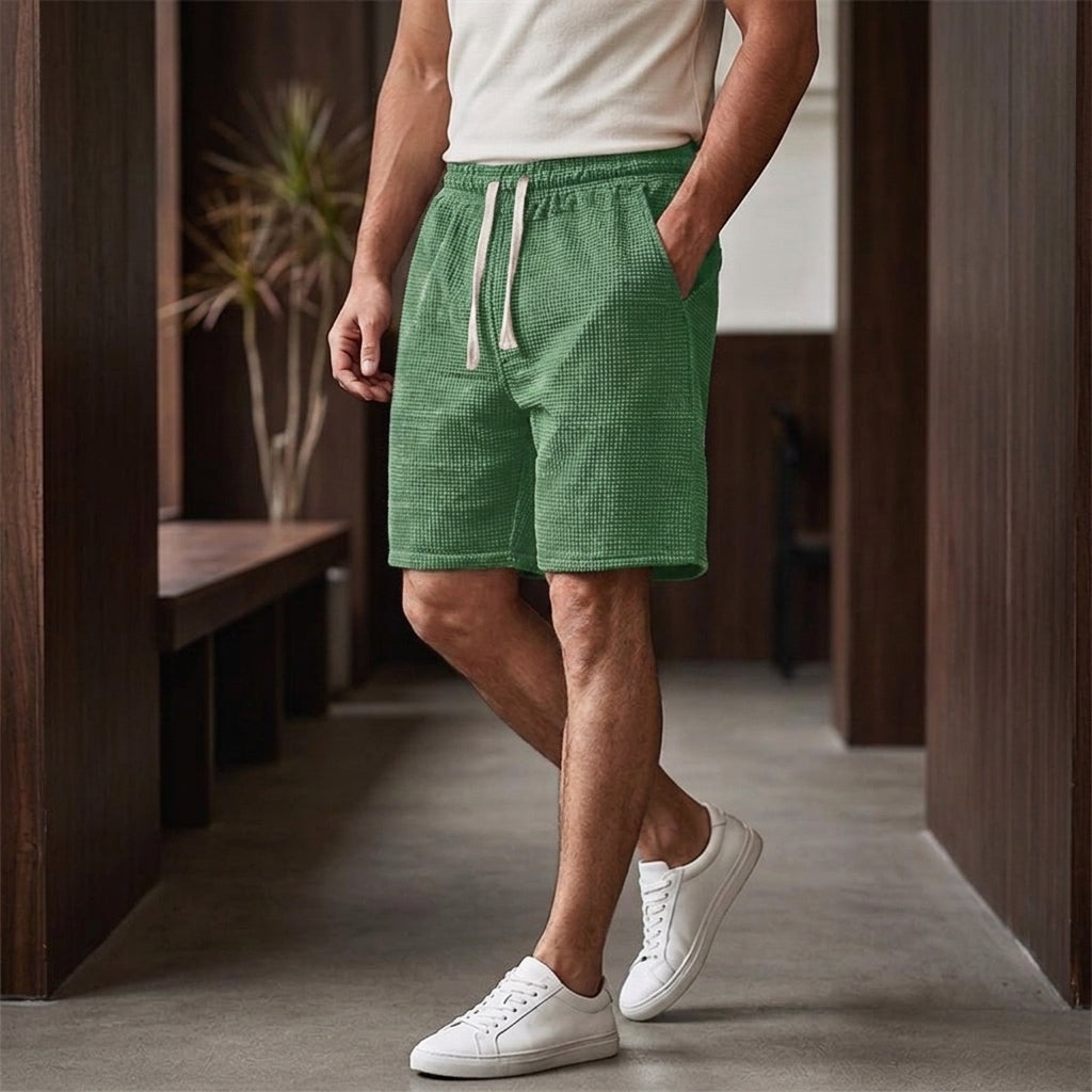 Wyatt Waffle Shorts - Green