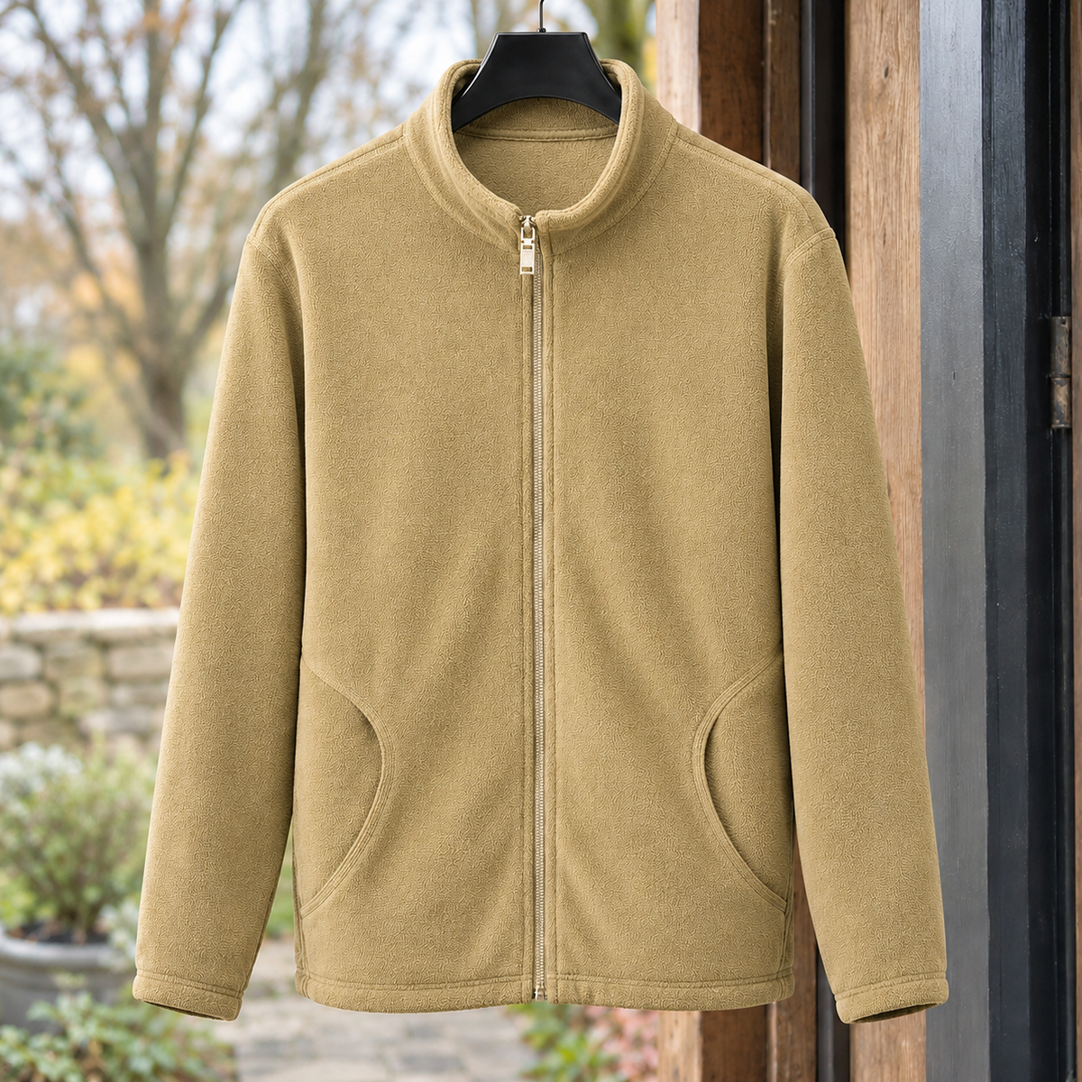 Edouard-James Cashmere Jacket - Khaki