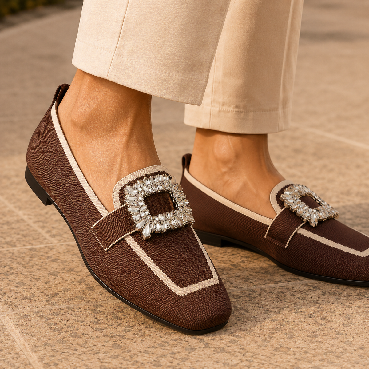 Benetti Orthopedic Loafers - Brown
