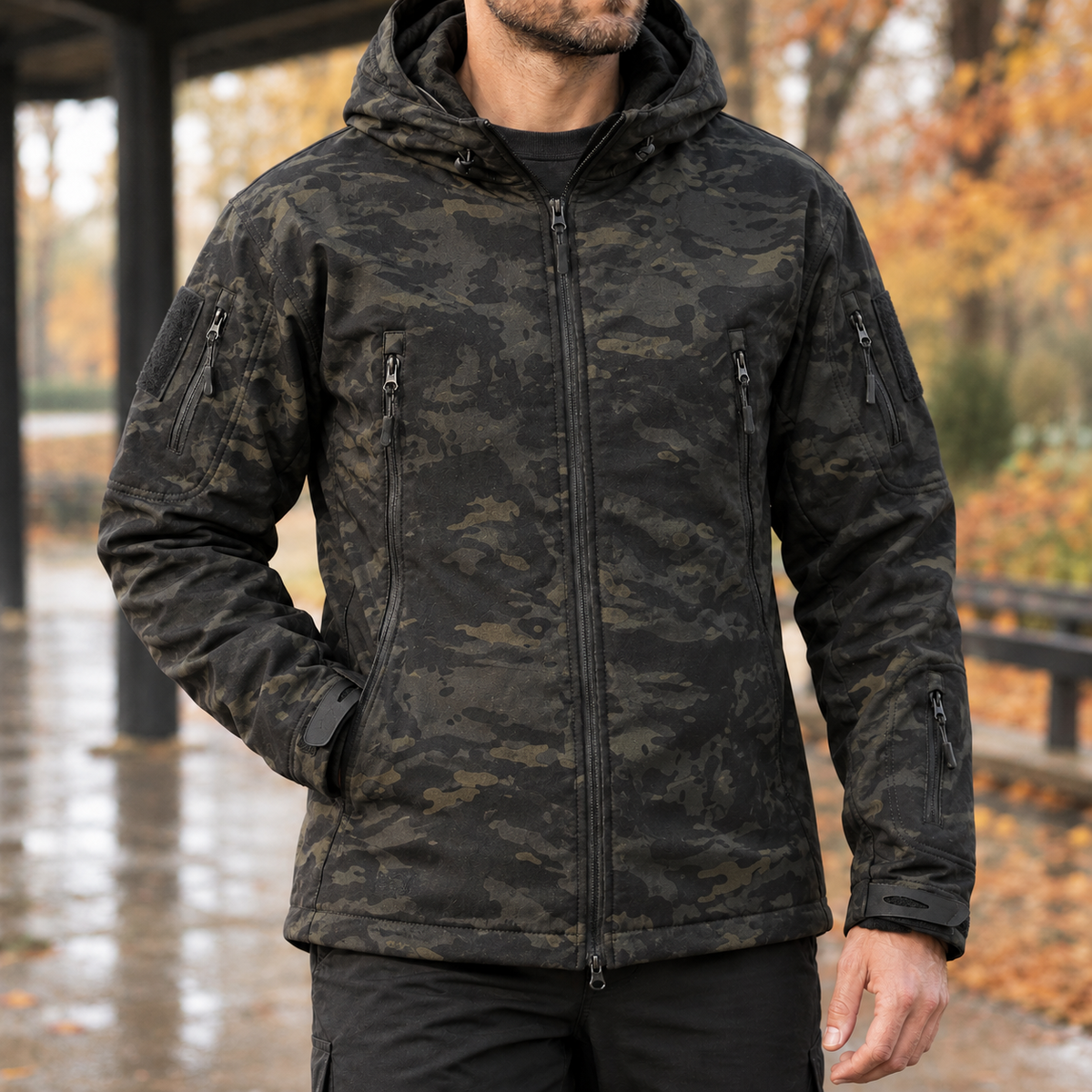 Montgomery Utility Jacket - Dark Camouflage