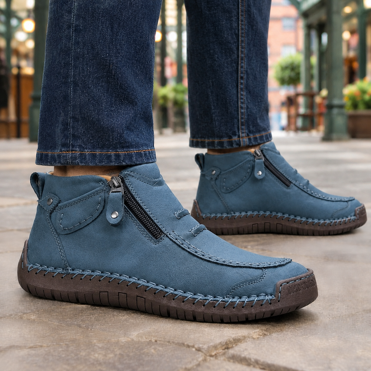 Delano Orthopedic Boots - Blue