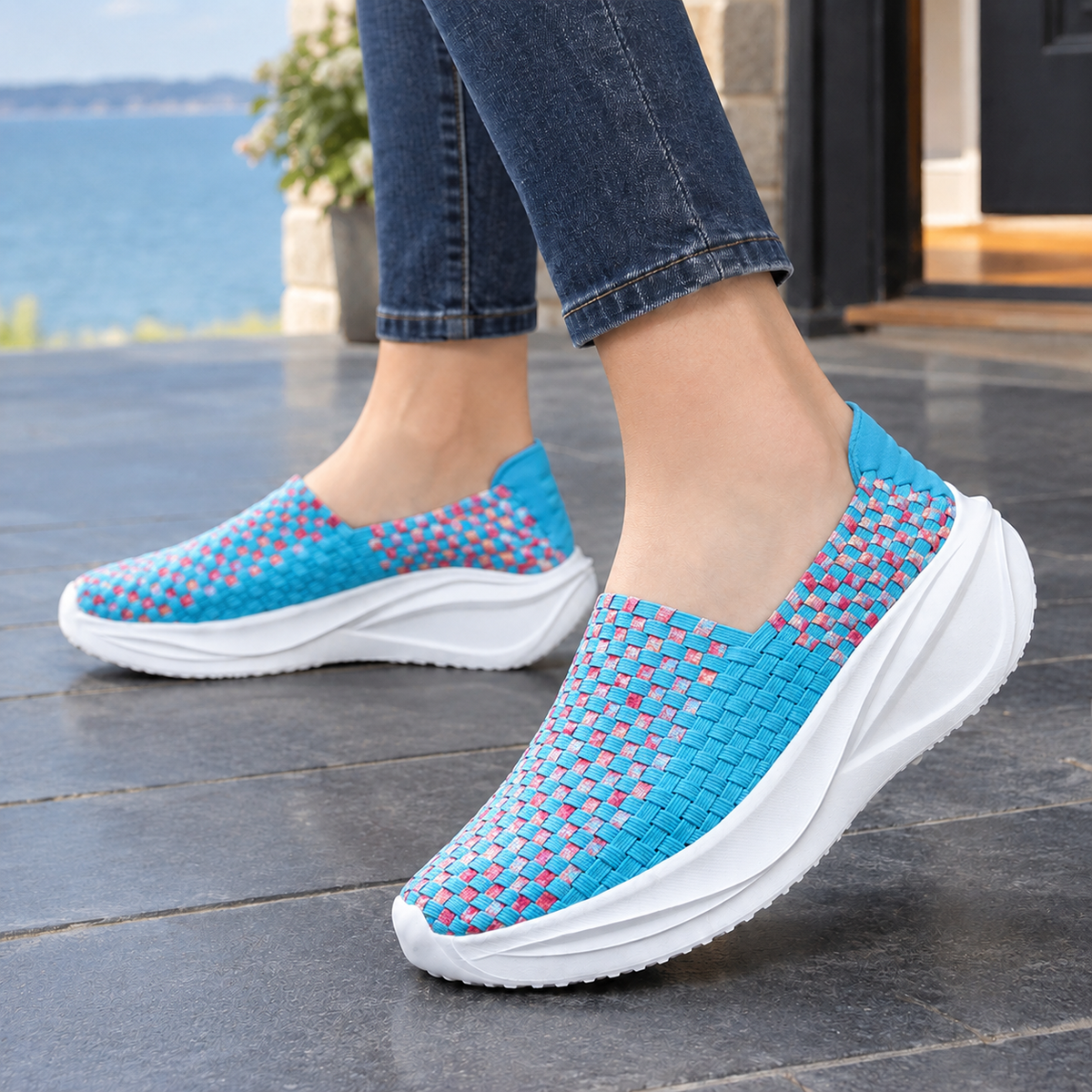 Albizzi Woven Sneakers - As Pictured