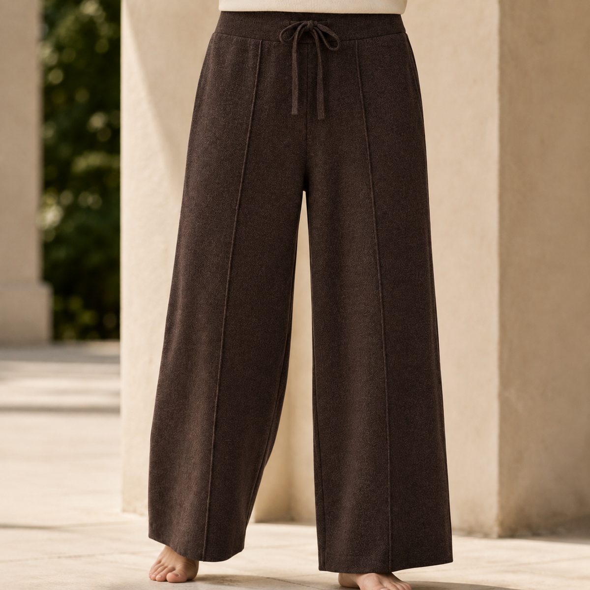 Amos Merino Wool Pants - Chocolate Brown