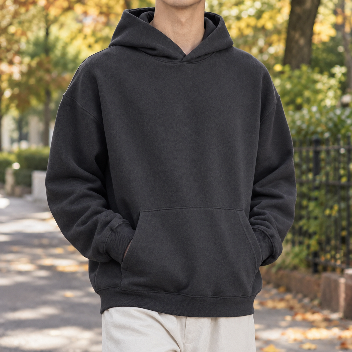 Reuben Heavyweight Hoodie - Dark Gray