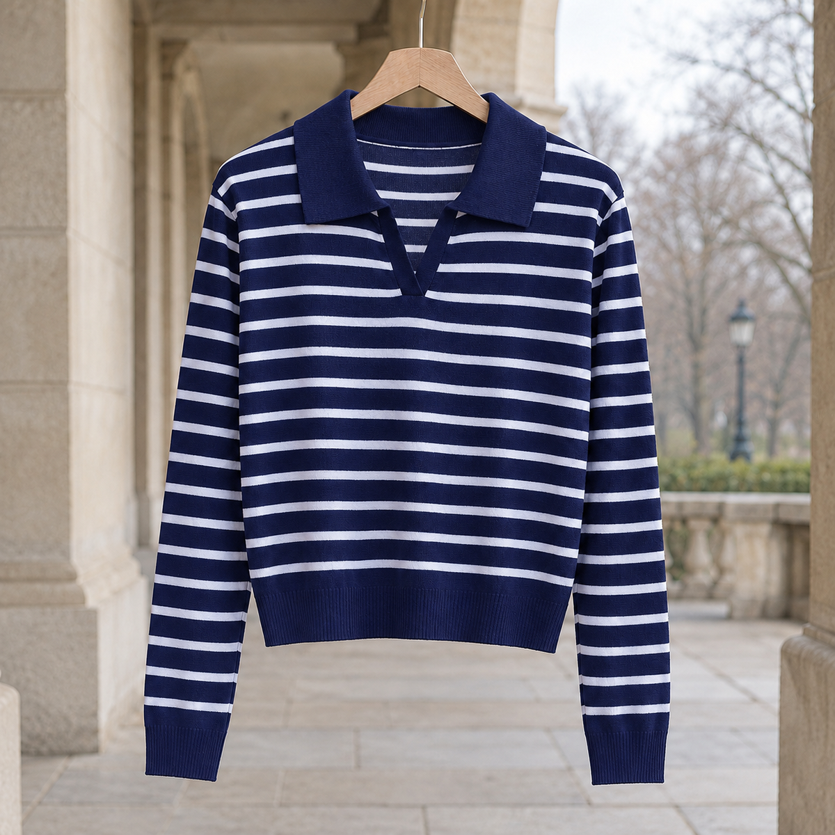 Charles Polo Top - Navy Blue