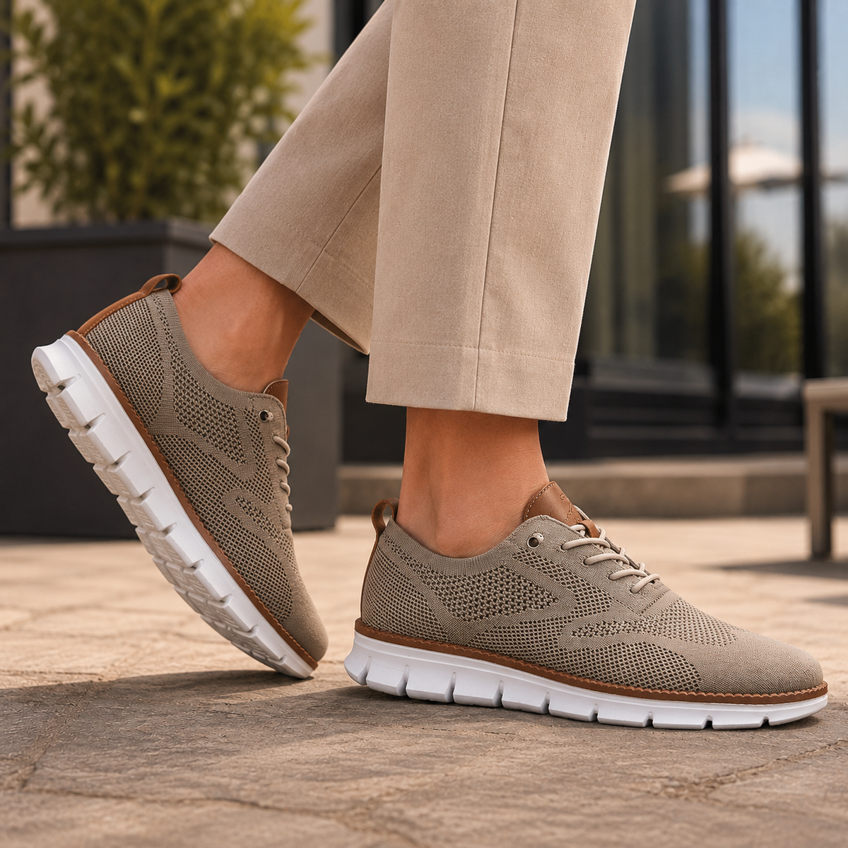 Santoro Orthopedic Sneakers - Brown
