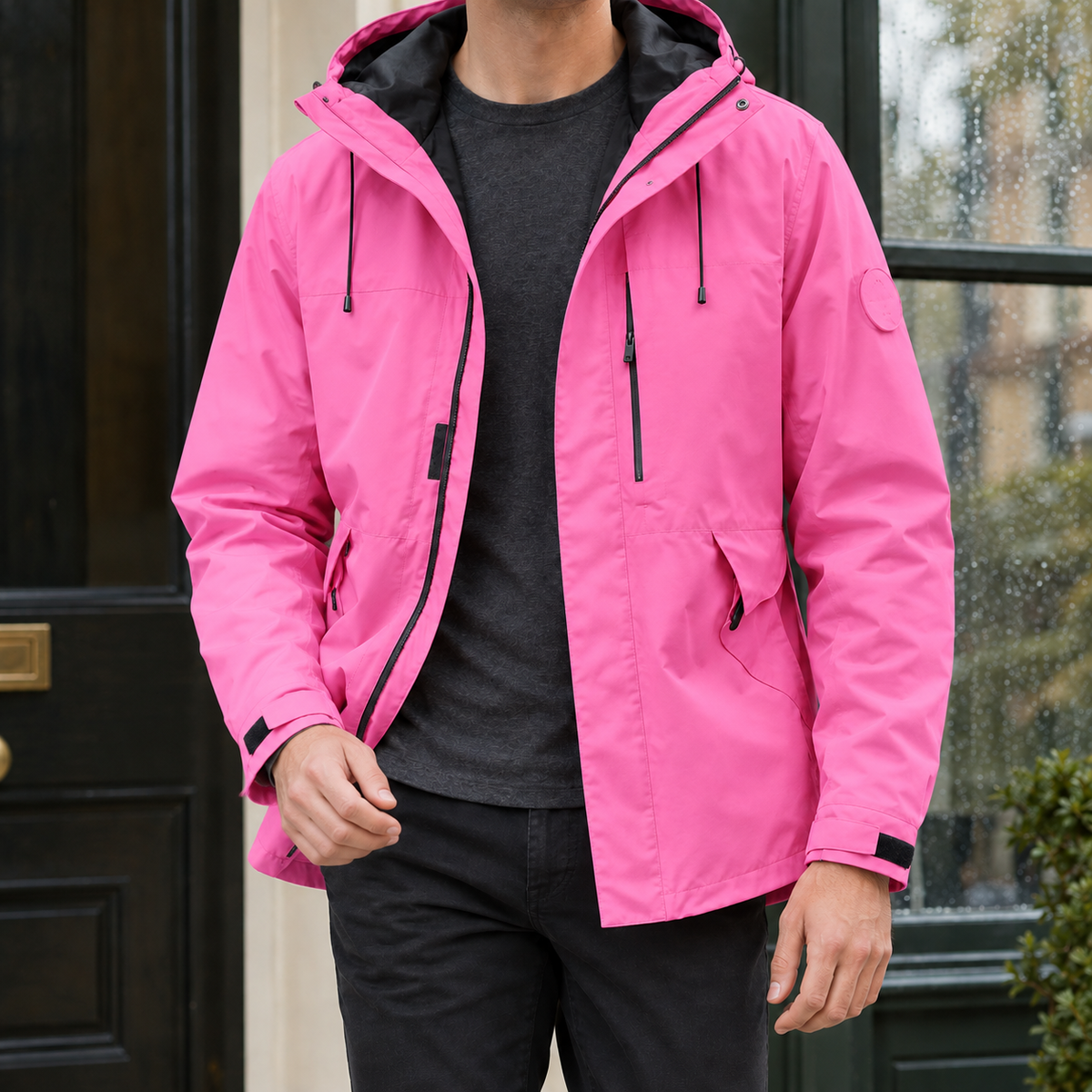 Montague Waterproof Jacket - Hot Pink