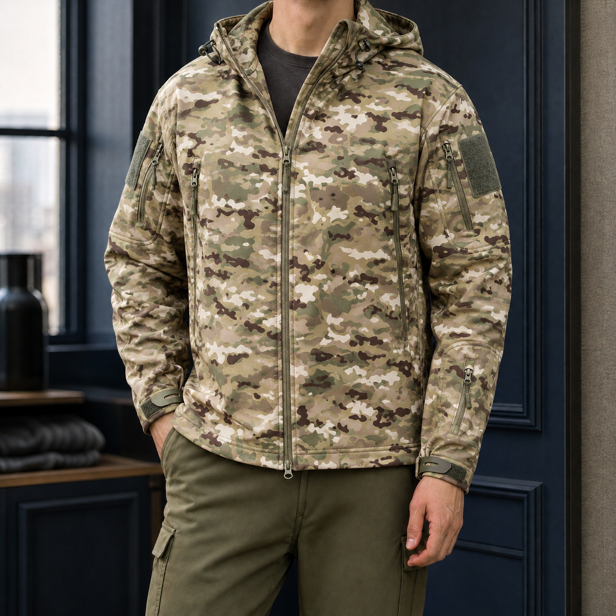 Nathan Tactical Jacket - Cp Camouflage
