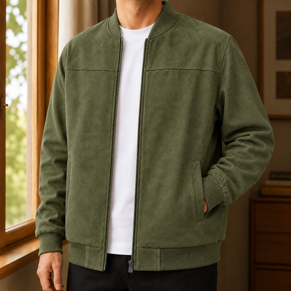 Philip Bomber Jacket - Green