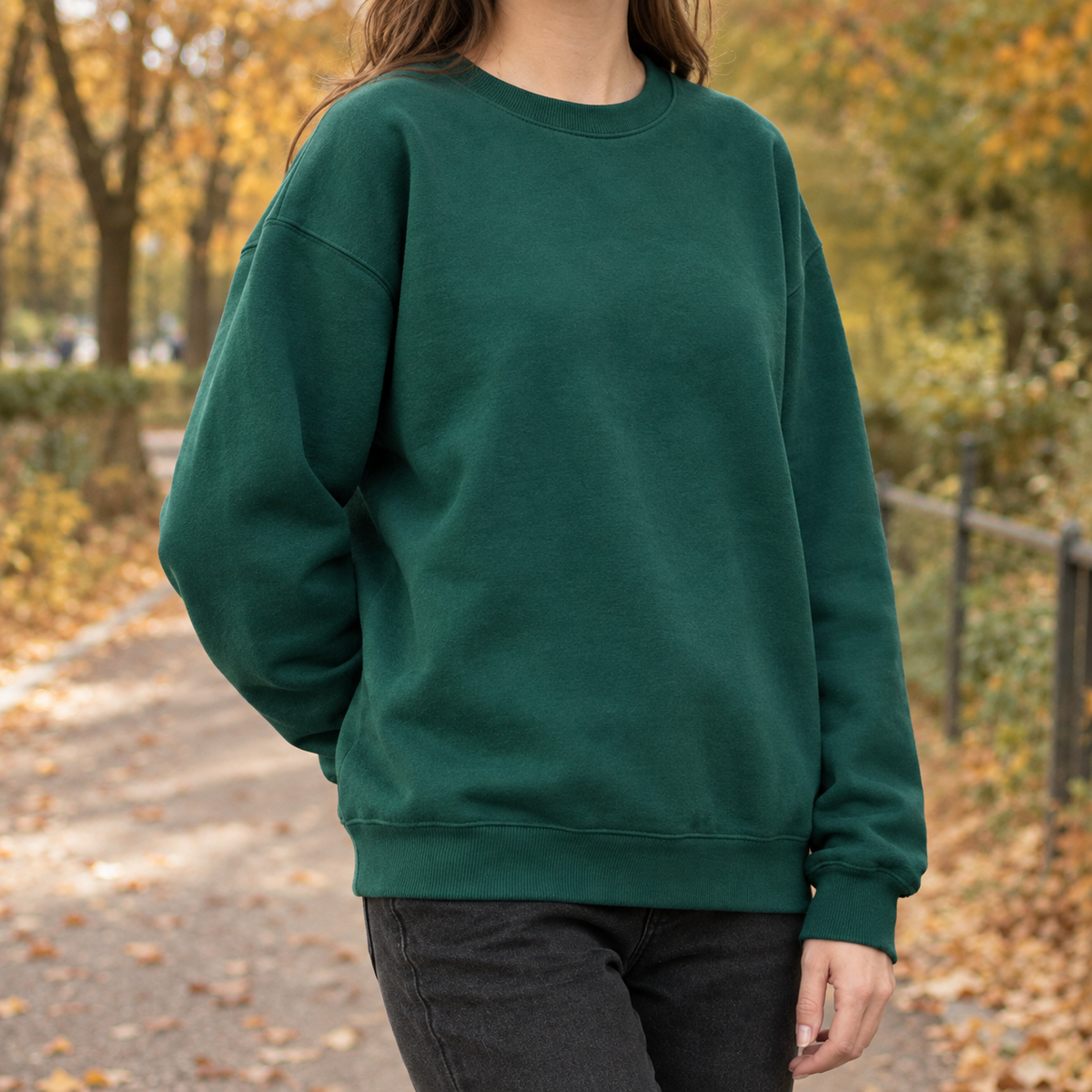 Iolanthe-Skye Crewneck Sweatshirt - Dark Green