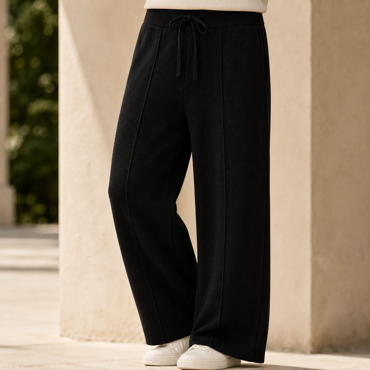 Amos Merino Wool Pants - Black